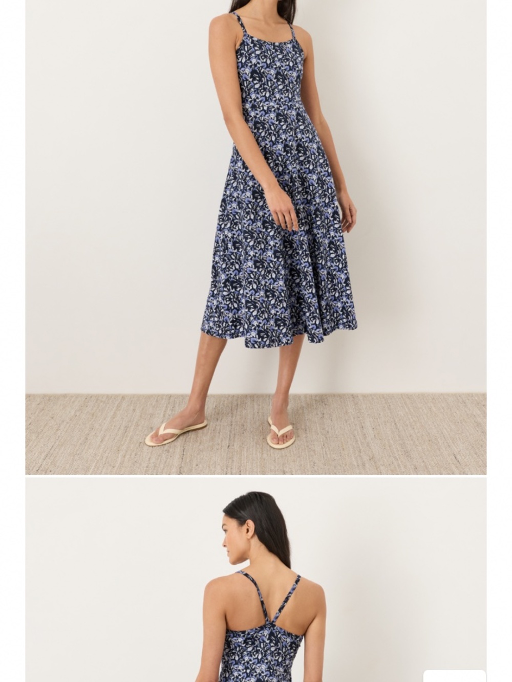 Pact Fit and Flare Racerback Knit Dress NEW XS - Picture 1 of 3